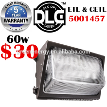 UL DLC 5 years warranty low price sensor wall light IP65 12w 20w 45w 60w 80w 100w 120w 140w china factory led wall pack light